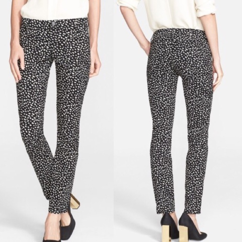 Tory Burch Walker Cargo Dotted Pony Print Jean Size 31